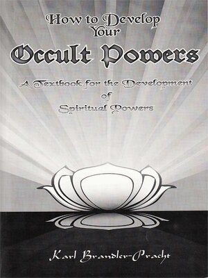 cover image of How to Develop Your Occult Powers